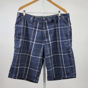 O'NEILL triumph flat front shorts  charcoal blue Sz 36